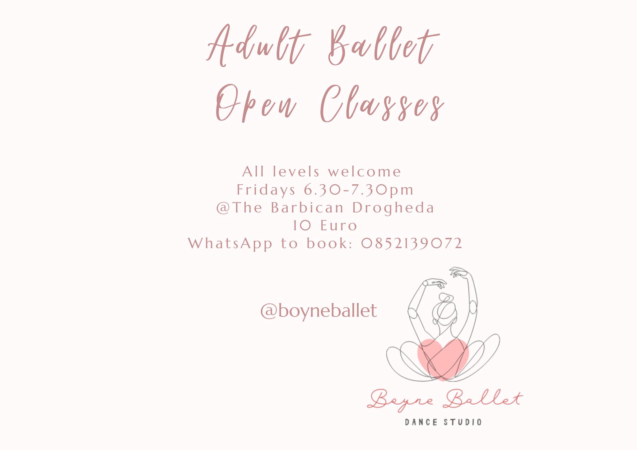 Adult Ballet Open Classes