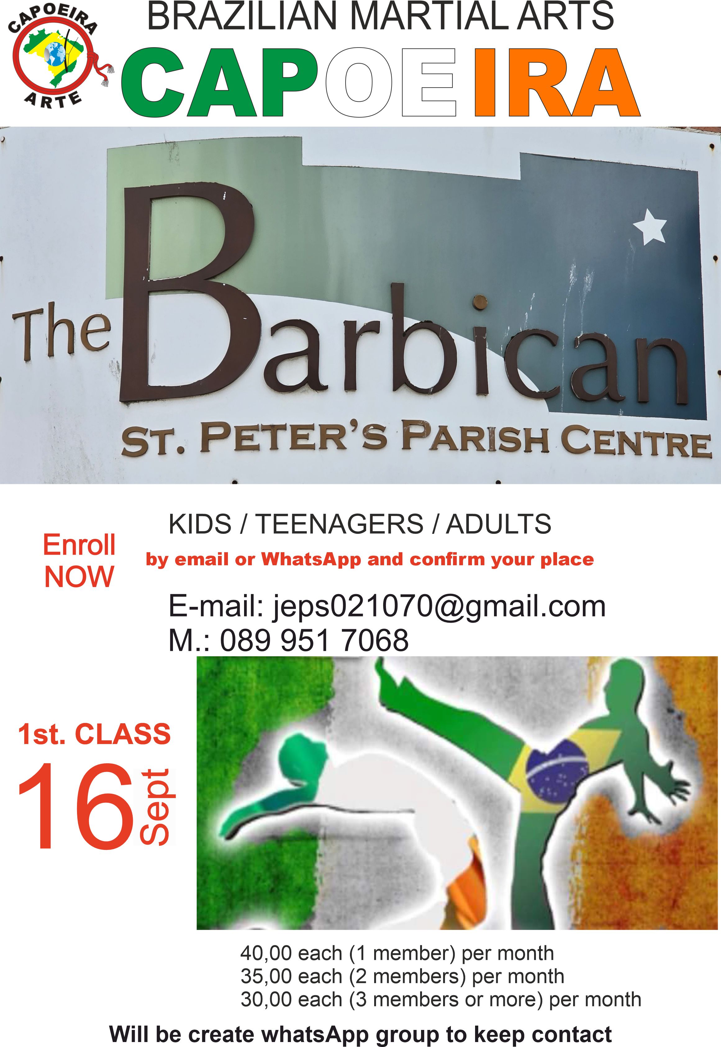 Capoeira Arte - Martial Arts Class