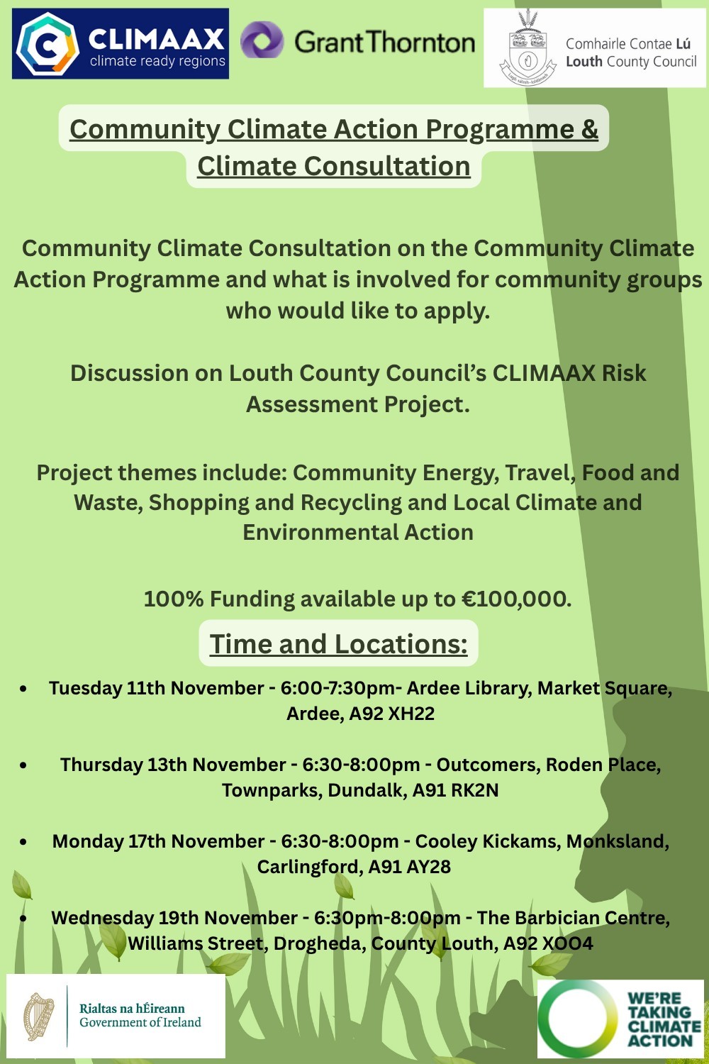 Community Climate Action Programme & Climate Consultation